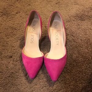 Sole Society Pink Pumps